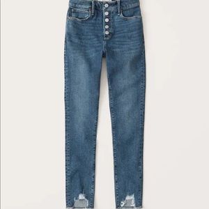 Abercrombie & Fitch high rise jeans